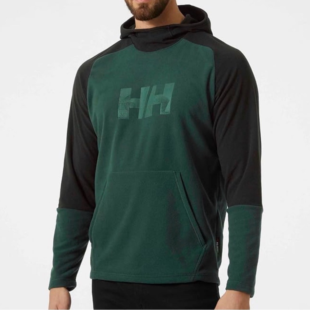 Helly Hansen NWT Men’s Daybreaker Logo Fleece Pullover Hoodie Polartec Hiking